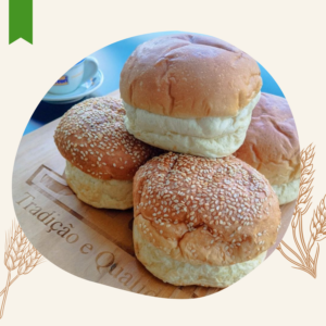 Pão de Hambúrguer - Brioche