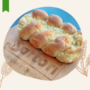 Rosca de coco trançada